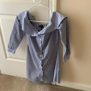 Topshop Off Shoulder Dress